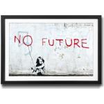 Schwarze WandbilderXXL Banksy Nachhaltige Kunstdrucke 30x40 