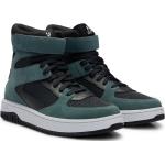 Hellgrüne HUGO BOSS HUGO High Top Sneaker & Sneaker Boots mit Klettverschluss aus Veloursleder für Herren Größe 46 