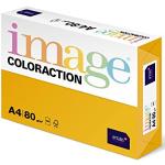 Image Coloraction Hawai - farbiges Kopierpapier - DIN A4, 210 x 297 mm, 80 g/m² - buntes, holzfreies Druckerpapier für Kopierer - 500 Blatt - Intensivgelb