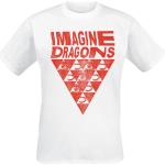 Imagine Dragons T-Shirt - Eyes - S bis 3XL - für Männer - Größe L - weiß - Lizenziertes Merchandise