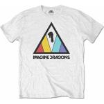 Imagine Dragons T-Shirt Triangle Logo White S