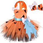 Orange Cosplay-Kostüme aus Tüll für Kinder 