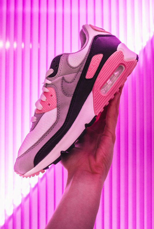 In Szene gesetzter Nike Air Max 90 in Pink