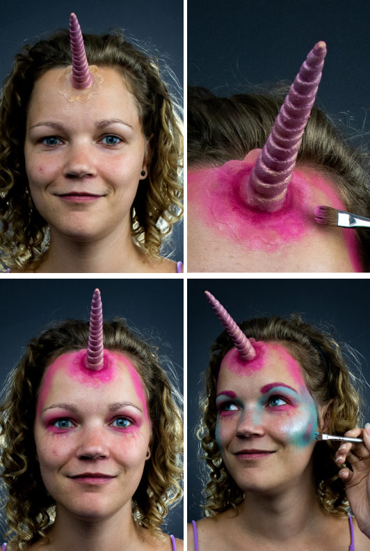 Halloween Make-Up Tutorial: Einhorn schminken