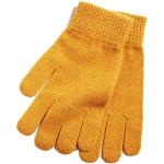 Gelbe Strick-Handschuhe Handwäsche für Damen Größe S 