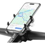 iMoshion Handyhalterung für Fahrrad und Motorrad – Aluminium - Leicht - Verstellbar - Schwarz