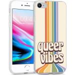 Bunte LGBT iPhone SE Cases 2020 Art: Flip Cases aus Silikon 