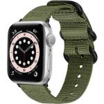 Reduzierte Hellgrüne Uhrenarmbänder mit Nylonarmband 