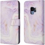 Lila Samsung Galaxy S9 Hüllen Art: Flip Cases aus Kunstleder 