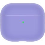 Violette AirPod Hüllen aus Silikon 