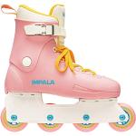 Impala Rollerskates Impala Lightspeed Inline Skates, Damen, Pink/Gelb (Mehrfarbig), 35