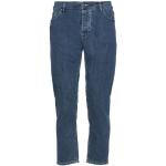 Reduzierte Blaue Unifarbene IMPERIAL High Waist Jeans mit Knopf aus Baumwolle für Herren 