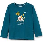 Blaue Langärmelige Imps&Elfs Bio Printed Shirts für Kinder & Druck-Shirts für Kinder für Babys Größe 56 