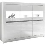 Weiße IMV Internationaler Möbelvertrieb Steinheim Sideboards Hochglanz aus Holz Breite 100-150cm, Höhe 100-150cm, Tiefe 0-50cm 