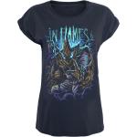In Flames T-Shirt - Out Of Hell - M bis 3XL - für Damen - Größe M - navy - Lizenziertes Merchandise