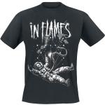 In Flames T-Shirt - Spaceman - S bis XXL - für Männer - Größe XXL - schwarz - Lizenziertes Merchandise