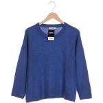 Reduzierte Blaue In Linea Kaschmir-Pullover aus Wolle für Damen Größe S 