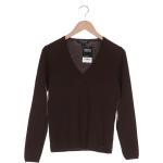 Reduzierte Braune In Linea Kaschmir-Pullover aus Wolle für Damen Größe S 