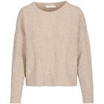 Reduzierte Braune In Linea Kaschmir-Pullover aus Wolle für Damen Größe XL für den für den Herbst 