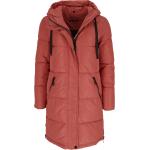 Rosa Gesteppte In Linea Damensteppmäntel & Damenpuffercoats mit Reißverschluss mit Kapuze Größe XL 