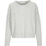 IN LINEA Strickpullover »Pullover mit Zopfmuster«, grau, Grau Melange