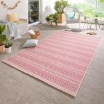Reduzierte Pinke Northrugs Outdoor-Teppiche & Balkonteppiche aus Textil 