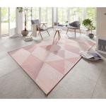 Reduzierte Pinke Outdoor-Teppiche & Balkonteppiche aus Textil 