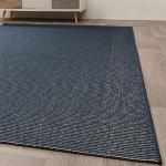 Blaue Melierte Moderne Steffensmeier Design-Teppiche aus Sisal 200x200 