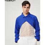 Royalblaue Businesskleidung aus Polyester für Herren Größe 5 XL 
