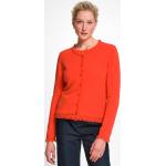 Orange Unifarbene Business Include Mini Rundhals-Ausschnitt Feinstrickjacken mit Fransen maschinenwaschbar für Damen Größe XL 