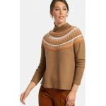 Orange Kaschmir-Pullover aus Wolle Handwäsche für Damen Größe L 