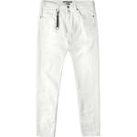 Reduzierte Weiße INCOTEX Slim Fit Jeans aus Denim für Herren Weite 37, Länge 34 