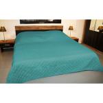 Mintgrüne Unifarbene Tagesdecken & Bettüberwürfe strukturiert aus Textil 240x220 