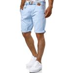 Reduzierte Blaue Casual Indicode Chino-Shorts mit Reißverschluss für Herren Größe 3 XL - versandkostenfrei 