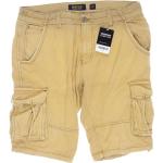 Beige Indicode Jeans-Shorts aus Denim für Herren Übergrößen für den für den Sommer 