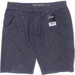 Blaue Indicode Jeans-Shorts aus Denim für Herren Übergrößen für den für den Sommer 