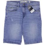 Reduzierte Blaue Indicode Jeans-Shorts aus Denim für Herren Übergrößen für den für den Sommer 