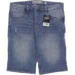 Blaue Indicode Jeans-Shorts aus Denim für Herren Übergrößen für den für den Sommer 