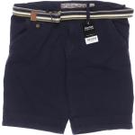 Reduzierte Marineblaue Indicode Jeans-Shorts aus Denim für Herren Übergrößen für den für den Sommer 