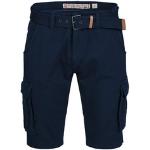 Indicode Cargo-Shorts & kurze Cargohosen mit Reißverschluss aus Leder maschinenwaschbar für Herren Größe 3 XL 