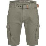 Indicode Cargo-Shorts mit Reißverschluss aus Leder maschinenwaschbar für Herren Größe 3 XL für den für den Sommer 