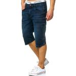 Reduzierte Indigofarbene Casual Indicode Jeans-Shorts aus Baumwolle für Herren Größe L 