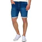 Reduzierte Marineblaue Casual Indicode Jeans-Shorts aus Baumwolle für Herren Größe 3 XL 