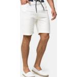 Weiße Unifarbene Jeans-Bermudas aus Denim für Herren Größe M für den für den Sommer 