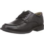 Schwarze Business Indigo Derby Schuhe mit Schnürsenkel für Herren Größe 39 