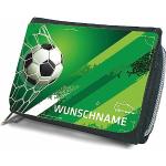 Indigos UG - Kindergeldbörse - Motiv Fußball - 12x8,5 cm individuell personalisiert mit Namen und Text - für Schulanfang - Geschenk