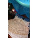 Goldene Hippie Baumwolldecken mit Mandala-Motiv aus Baumwolle 