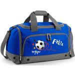 Royalblaue Mein Zwergenland Fußballtaschen mit Reißverschluss für Kinder klein 