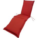 indoba® Polsterauflage Deck Chair Premium 95°C vollwaschbar Rot 190x50 cm