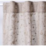 Beige Bestickte Schlaufenschals & Ösenschals strukturiert aus Textil blickdicht 